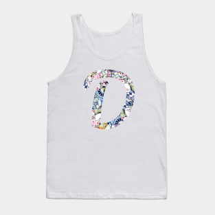 Gaudi Mosaic Letter D Tank Top